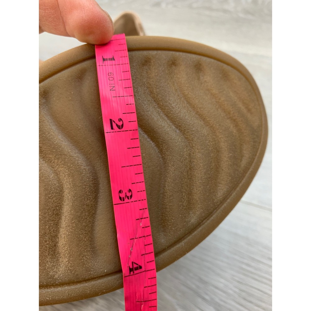 Clarks Cloudsteppers Women's 8.5 Tan Striped Slip On Sneakers Comfort Shoes - Picture 11 of 11